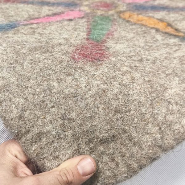 نشیمن نمدی مربعی2